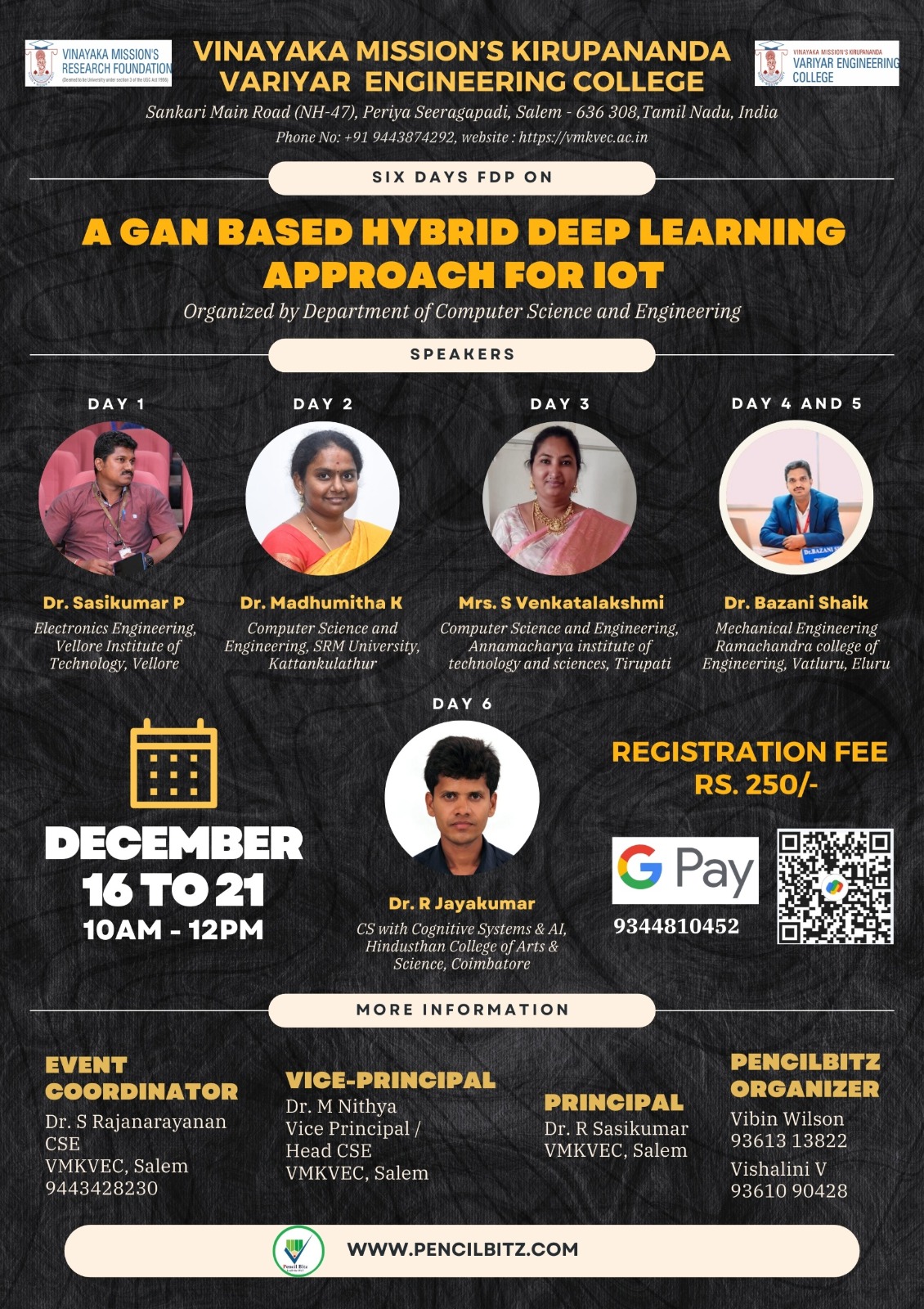 Faculty Development Program on A GAN-based Hybrid Deep Learning Approach for IOT 2024